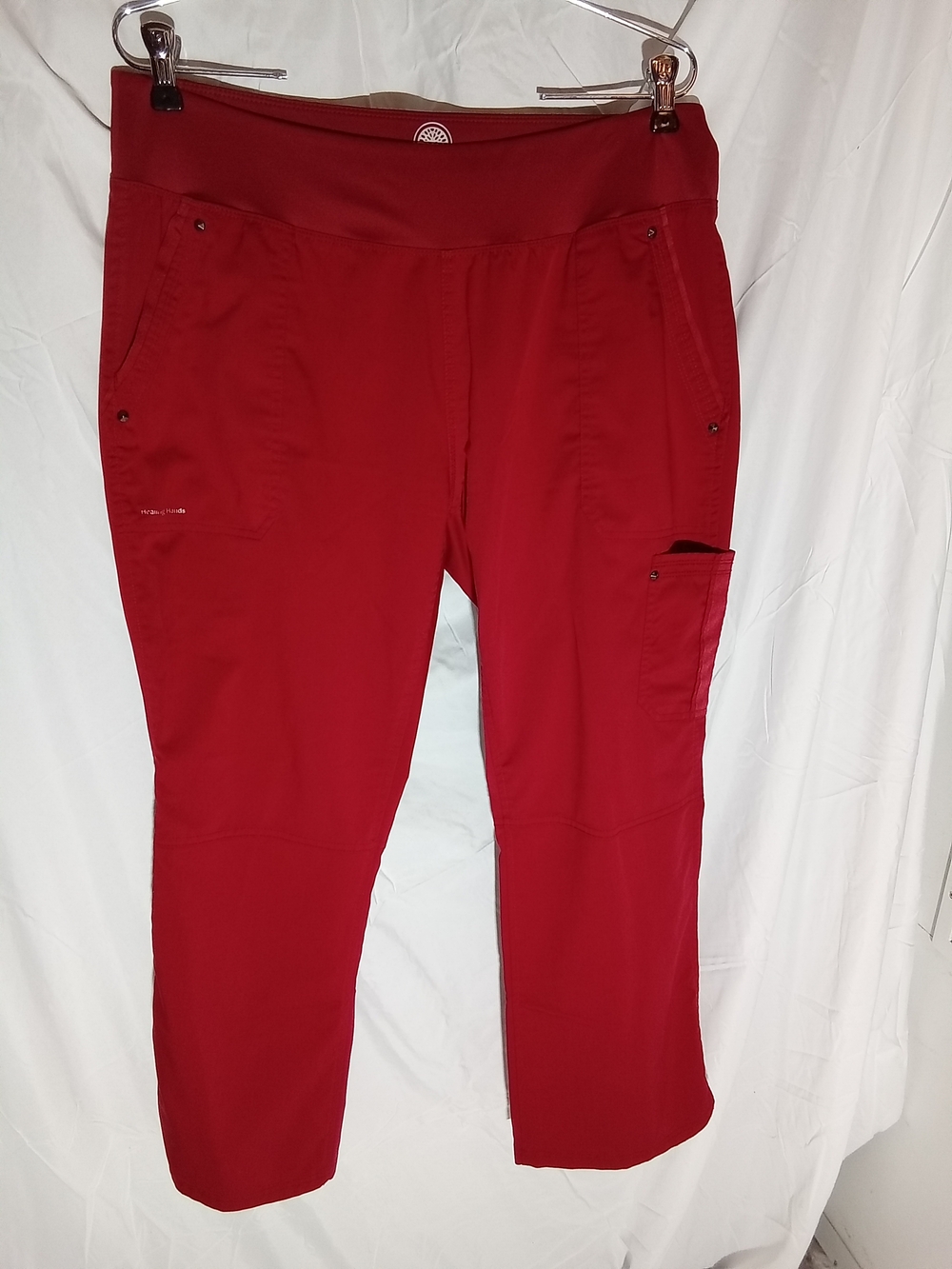 Healing Hands Red Scrub Pants LP